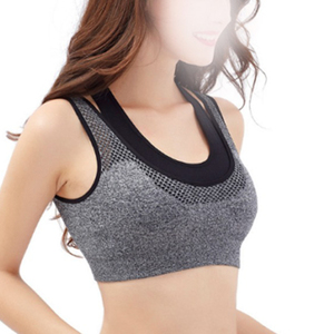 Factory Price High Support Cut-out Spandex/Nylon Non-adjusted <b>Straps</b> Neckline Sports <b>Bra</b> Women Eco-Friendly Front Quick Dry - Product Image 1