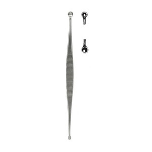 Jamso Industries Martini Dermal Curette JI-4055, 5.5 Pulgadas, Doble Extremo, Copas Cónicas de 4mm y 5mm, Instrumento Manual con Certificación CE - Product Image 6