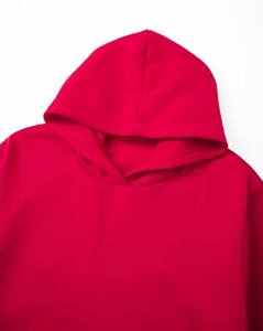 Color Block Winter Lined Breathable Eco-Friendly Boys Hoodie Pullover Sweatshirt Hooded Long Sleeve Fleece Polyester/Cotton - Product Image 3