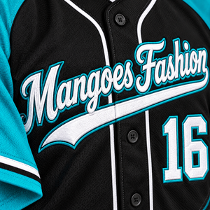 Camiseta de Béisbol al por Mayor para Hombre y Mujer, Color Sólido, con Botones, Manga Corta, Transpirable, Ajuste Holgado, Uniforme Deportivo de Softbol, 100% Poliéster - Product Image 6