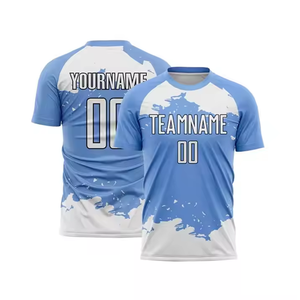 เสื้อฟุตบอลคุณภาพดีแบบไทย แห้งเร็ว สไตล์เรโทร ชุดฟุตบอล ชุดทีมฟุตบอล เสื้อฟุตบอลชาย - Product Image 1