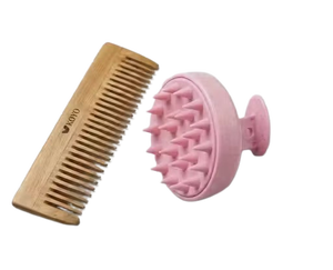 Peine Kansa Ayurvédico de Cobre Sólido, Diseño Clásico, Herramienta de Masaje para el Cuero Cabelludo, para el Crecimiento del Cabello, Control de la Caída del Cabello, Hecho a Mano, Raíces Más Fuertes - Product Image 2
