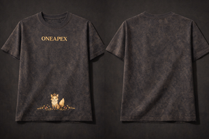 Camiseta con gráfico de zorro vintage de ONEAPEX, camiseta informal unisex de manga corta, logotipo personalizado, diseño personalizado - Product Image 2