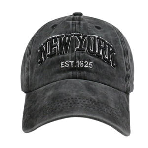 Gorras de Béisbol Deportivas al por Mayor con Logotipo Personalizado, Estilo Retro Vintage, de Algodón, Ajustables, sin Estructura, de Color Sólido, con Efecto Desgastado - Product Image 6