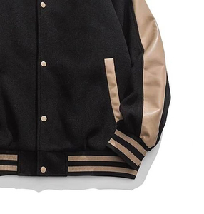 Chaquetas Varsity de Invierno Personalizadas para Hombre con Cuello Alto y Logotipo Frontal, Chaquetas de Hombre Transpirables de Alta Calidad y Secado Rápido - Product Image 3