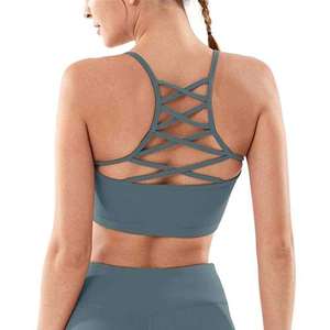 New Trendy Yoga Set Bra Shorts Custom Made 2-Piece Crop <b>Top</b> Shorts Stitch Anti-Bacterial Breathable Quick Dry Eco-Friendly - Product Image 6