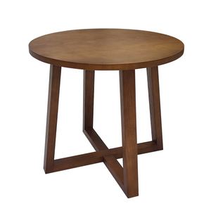 Mesa auxiliar de diseño minimalista Mesa auxiliar de madera de caucho moderna simple Muebles de soporte de fabricación OEM hechos en Vietnam - Product Image 3