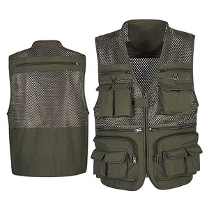 Gilet de sécurité réfléchissant pour hommes, personnalisé, classe 1 ANSI, imperméable, haute visibilité, léger, avec poches avant zippées, qualité supérieure - Product Image 1