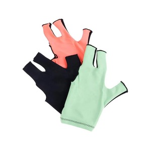 Guantes de Snooker de Fabricante OEM en Oferta, Guantes de Billar Unisex de Primera Calidad, Guantes de Snooker Duraderos de Tres Dedos - Product Image 1