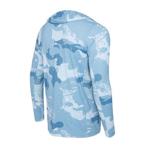 เสื้อฮู้ดดี้ป้องกันรังสียูวี UPF 50 สำหรับทุกเพศ ยี่ห้อ SHH พร้อมหน้ากากปิดหน้า ผลิตจากโพลีเอสเตอร์ 100% ระบายอากาศได้ดี แห้งเร็ว เหมาะสำหรับกีฬากลางแจ้ง แขนยาว น้ำหนัก 180 กรัม - Product Image 3
