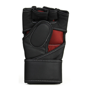 Wholesale Professional MMA Boxing Gloves Laced <b>Hook</b> and Loop Closure Leather Training Equipment Moisture Wicking MMA Gloves - Product Image 2