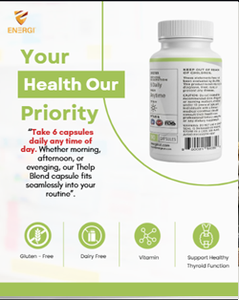 Bulk Manufacturer Offering High Quality Private Label Thyroid Support Capsules for Adult USA Made Affordable Pricing - Product Image 3