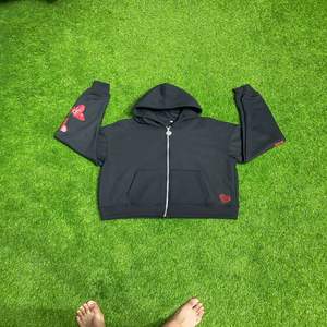 Sweat à capuche ample pour homme personnalisé, coton de haute qualité avec broderie imprimée DTG, fermeture éclair intégrée, sweats à capuche imprimés - Product Image 3