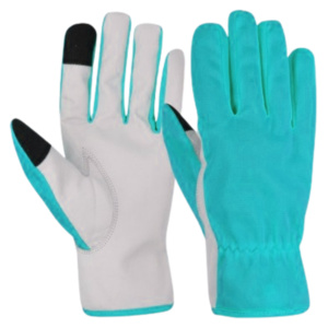 High Quality Breathable Anti-static Adjustable Wristlet Comfortable Goat Grain Leather Workwear Construction Driving <b>Gloves</b> - Product Image 4