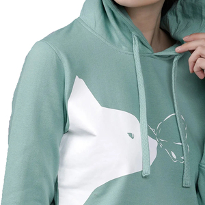 Regular Fit Customized Printing Sporty Style <b>Women's</b> Cropped Hoodie Trending Fashion Short Length Sports Hoodies For Ladies - Product Image 6