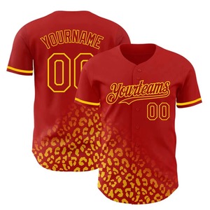2026 Custom <b>Baseball</b>/Softball Jersey New Design Full Button Silk Screen Printed 100% Polyester Breathable V-neck Quick - Product Image 4