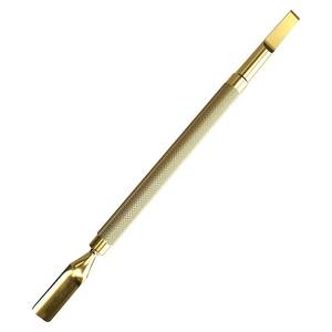 Pousse-cuticules double embout en acier inoxydable de haute qualité, réutilisable, accessoire de manucure - Product Image 1