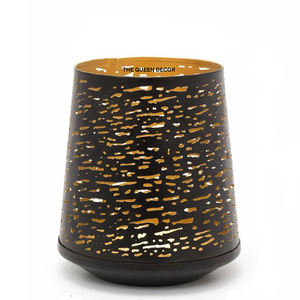 Velas Aromáticas Marroquíes Hechas a Mano con Diseño de Hojas, Portavelas Votivo Verde para Decoración de Iluminación Exterior - Product Image 4