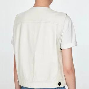 Nouvelle arrivée, veste en cuir pour femmes, toile imperméable et respirante, design OEM, fabrication pakistanaise, coupe-vent - Product Image 5