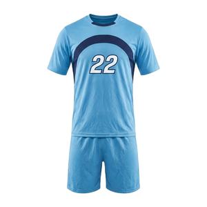 Ensemble d'uniformes de football personnalisés OEM par sublimation pour hommes, maillot de football respirant à séchage rapide, tenue d'équipe avec nom et numéro imprimés - Product Image 1
