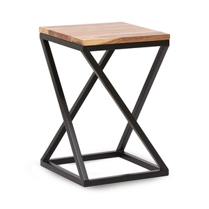 Mesa de centro metálica compacta en forma de C, mesa alta, para dormitorio, escritorio de oficina, mesita de noche para sala de estar - Product Image 1