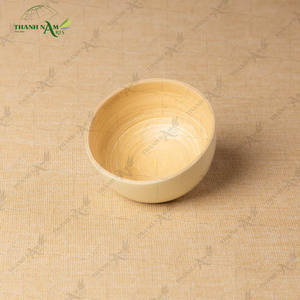 Eco-Friendly <b>Bamboo</b> Customized Salad Serving <b>Bowls</b> Disposable Handmade Lightweight Non-Toxic Classic Design Home Party Thanh Nam - Product Image 2