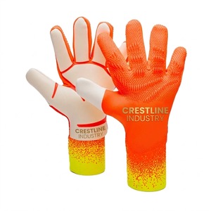 Gants de gardien de but respirants avec logo personnalisé, football, adhérence forte, paume en latex, fermeture à boucle, adulte, jeune, entraînement, match - Product Image 6