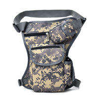 Offre Spéciale prix usine cuisse hanche extérieur multifonction pochette à outils cuisse vélo taille sacs toile moto goutte jambe sac