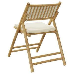 Ensemble de 4 chaises de bistrot blanc crème pour mobilier de patio pour espaces extérieurs - Product Image 6