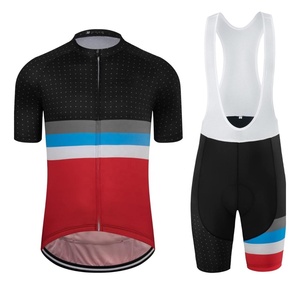 Uniforme de Ciclismo Antibacterial Ecológico Hecho a Medida, Transpirable y Resistente al Viento, 100% Poliéster, Conjunto de Jersey y Pantalones Cortos para Hombre - Product Image 1