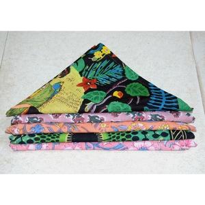 ชุดผ้าเช็ดหน้าผ้าฝ้ายพิมพ์ลายบล็อกด้วยมือ,สไตล์อินเดียเหมาะสำหรับใส่ผ้าเช็ดปากงานแต่งงานคละสีผ้าเช็ดปาก - Product Image 4