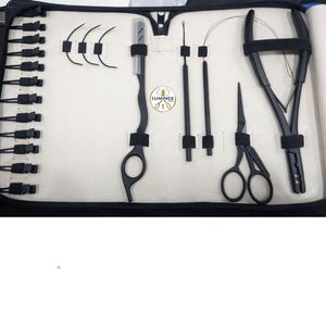 Kit d'outils professionnels pour extensions de cheveux, ensemble complet, acier inoxydable de haute qualité, pour usage en salon, prix de gros OEM - Product Image 2