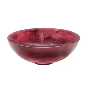 Tazón Grande para Ensalada de Resina Estilo Celadon, Lujoso y Clásico, Ecológico, Hecho a Mano, Color Verde Pulido, el Mejor Diseño para - Product Image 5