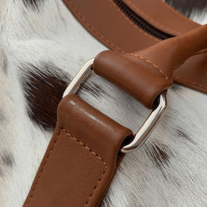 Sac de voyage en cuir de vachette, style personnalisé, sac de voyage en toile - Product Image 6