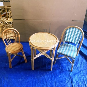 Chaises d'enfants en rotin faites à la main pour la location d'événements, la décoration de mariages, vente en gros, usine de meubles en osier naturel - Product Image 3
