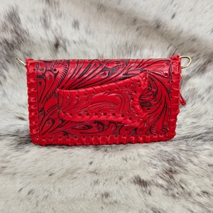 Nouveauté 2026 : Sacs à bandoulière en cuir véritable Venus pour femmes, décorés de lettres florales et d'ornements faits à la main - Product Image 2