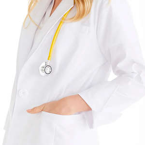 Bata de Laboratorio Médica de Alta Calidad, Nueva Llegada del Fabricante Pakistaní, Tela de Lana, Colores Personalizables, Logotipo, Servicio OEM, Hospital - Product Image 5