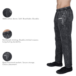 Jeans de Mezclilla de Algodón para Hombre con Tela Premium, Bolsillos Laterales Profundos, Pantalones Casuales Cómodos para Uso Diario - Product Image 4