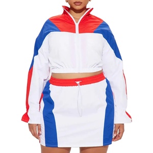 Ensemble coupe-vent unisexe pour femme, col montant, en tissu à mémoire de forme, idéal pour toutes les saisons - Vente en gros - Product Image 2
