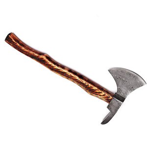 Meilleur fournisseur d'outils de camping en plein air avec manche en bois forgé, OEM ODM personnalisable, hache en acier Damas - Product Image 5