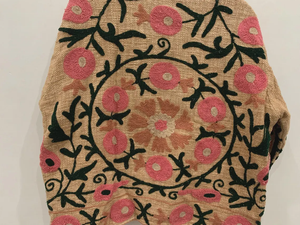 Suzani เสื้อแจ็คเก็ตผ้าฝ้ายปักลายสไตล์อินเดีย, เสื้อโค้ทแจ็คเก็ตแขนสั้นสุซานิสำหรับฤดูร้อน - Product Image 5