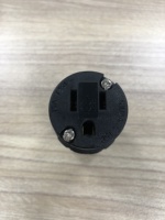 CUL Sertifikalı 15A 125V NEMA 5-15 ABD Standart Siyah Duvar Prizi Endüstriyel Sınıf Amerikan Güç Soketi