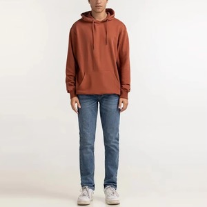 เสื้อฮู้ดดี้ผู้ชายดีไซน์ใหม่คุณภาพสูง ทันสมัย ผ้าฝ้าย 100% สีพื้น สำหรับฤดูหนาว ปรับแต่งได้ สไตล์ลำลอง สตรีทแวร์ - Product Image 1
