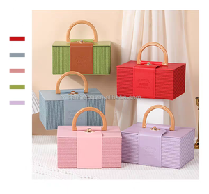 Petites boîtes cadeaux en carton ondulé rigide épaissi et recyclable, personnalisables avec logo, emballage d'expédition coloré avec doublure en mousse - Product Image 6