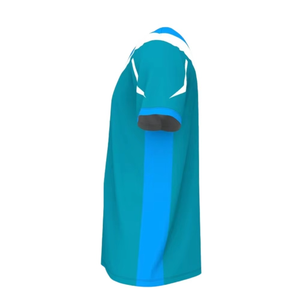 Men's Hooded Short Sleeve <b>T</b>-<b>Shirt</b> With Character Pattern Knitted Regular Fit Casual Style Blue <b>Green</b> Color - Product Image 3