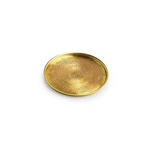 Premium Brass <b>Coasters</b> Elegant Metal <b>Drink</b> <b>Coasters</b> <b>for</b> Coffee Table Dining Home Decor - Product Image 1
