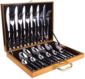 Juego de Cubiertos Sostenibles de Acero Inoxidable para Catering Formal y Uso Doméstico - Product Image 1