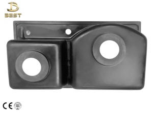 Évier de cuisine BEST-7844G de la marque BEST, fabriqué par des artisans vietnamiens, à cuve simple ou double, style granit, en quartz composite, à encastrer - Product Image 6