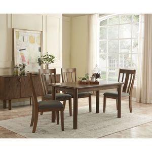 Tavolo da 60 \ "rettangolare retrò da 6 posti con gambe in legno massello tavolo da pranzo Ultra facile da montare per soggiorno casa ristorante - Product Image 2