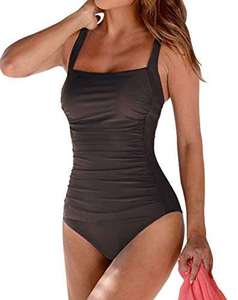 Women's Olive Green Square Neck <b>Bodysuit</b> Sleeveless Stretch <b>Cami</b> Bodycon Activewear Swimwear Summer Solid Knitted Spandex - Product Image 6